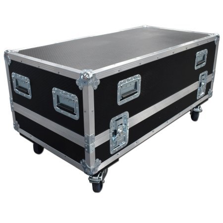 Twin Speaker Flightcase for Behringer B1220 Pro With 150mm Storage Compartment 